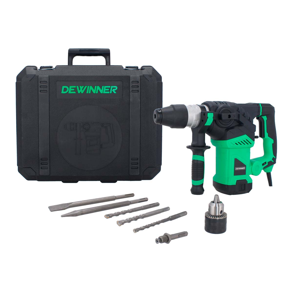 Rotomartillo SDS Plus 1,600 W ATS-32G DEWINNER