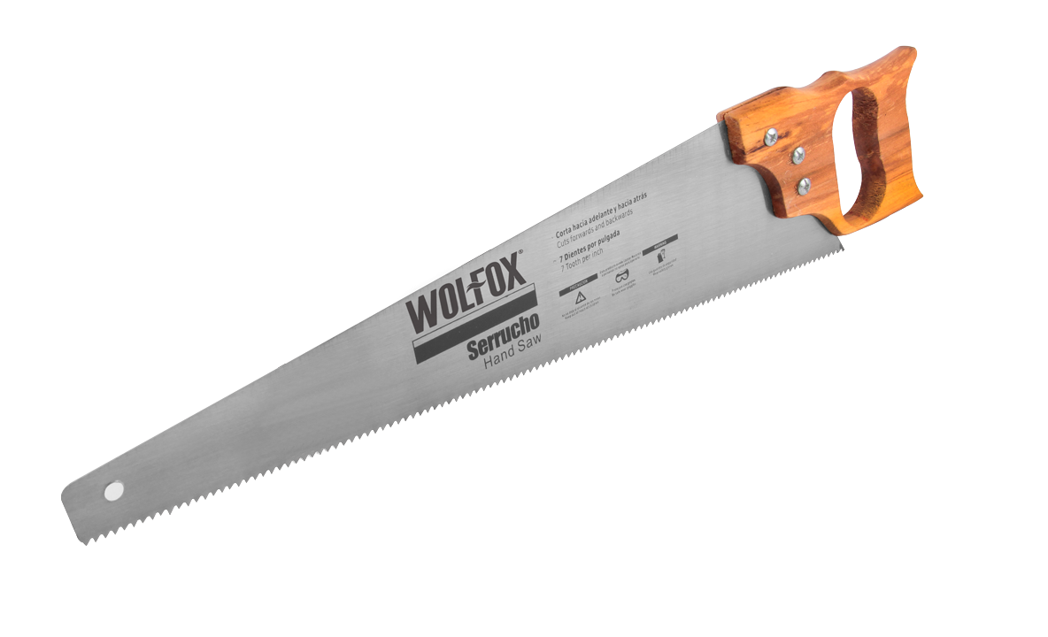 Serrucho 22" Mango de madera WF1668 Wolfox